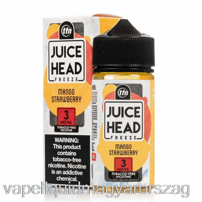Fagyasztott Mangó Eper - Gyümölcslé Fej - 100ml 6mg Vape Folyadék